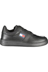 TOMMY HILFIGER BLACK MEN'S SPORTS SHOES