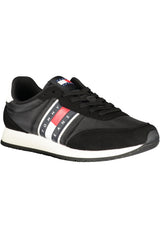 TOMMY HILFIGER MEN'S BLACK SPORTS SHOES