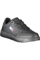 TOMMY HILFIGER MEN'S SPORTS SHOES BLACK