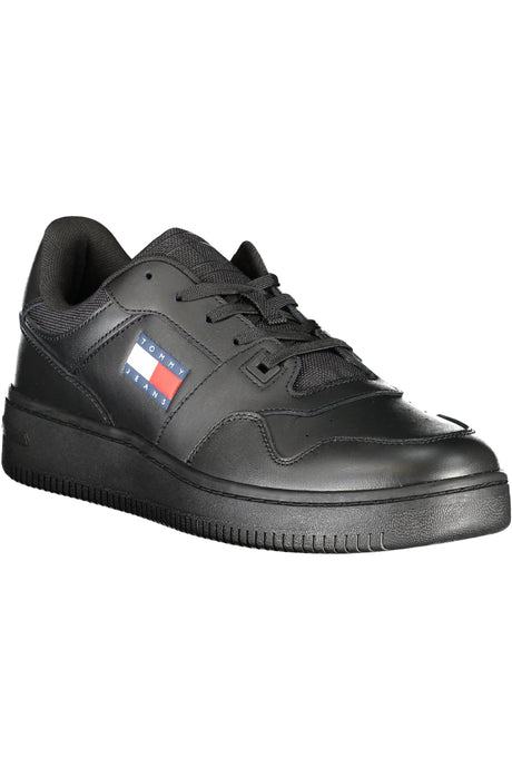 TOMMY HILFIGER BLACK MEN'S SPORTS SHOES