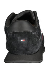 TOMMY HILFIGER BLACK MEN'S SPORTS SHOES