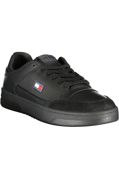 TOMMY HILFIGER MEN'S BLACK SPORTS SHOES