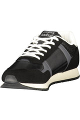 TOMMY HILFIGER MEN'S BLACK SPORTS SHOES