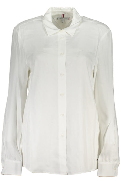 TOMMY HILFIGER WOMEN'S LONG SLEEVE SHIRT WHITE