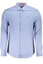 TOMMY HILFIGER MEN'S BLUE LONG SLEEVE SHIRT