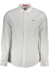 TOMMY HILFIGER MEN'S WHITE LONG SLEEVE SHIRT