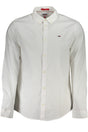 TOMMY HILFIGER MEN'S WHITE LONG SLEEVE SHIRT