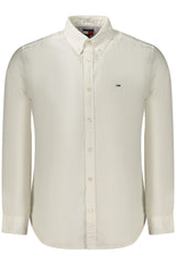 TOMMY HILFIGER MEN'S LONG-SLEEVED SHIRT WHITE