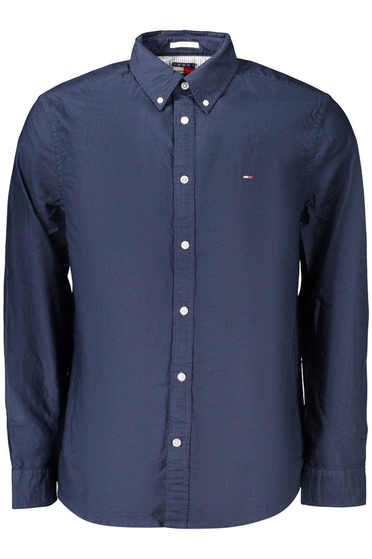 TOMMY HILFIGER MEN'S LONG-SLEEVED SHIRT, BLUE