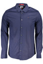 TOMMY HILFIGER MEN'S LONG SLEEVE SHIRT BLUE