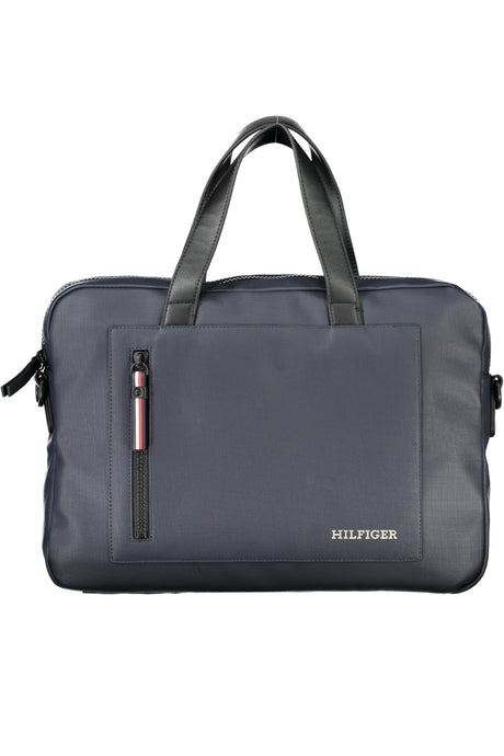 TOMMY HILFIGER BLUE MEN'S BRIEFCASE