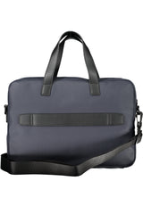 TOMMY HILFIGER BLUE MEN'S BRIEFCASE
