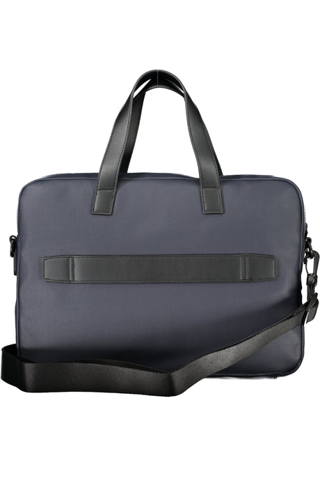 TOMMY HILFIGER BLUE MEN'S BRIEFCASE