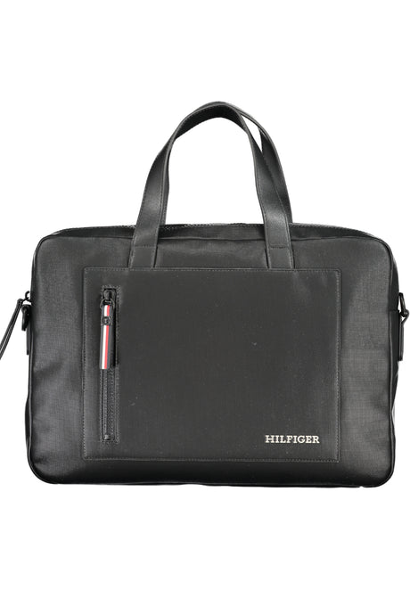 TOMMY HILFIGER BLACK MAN BRIEFCASE