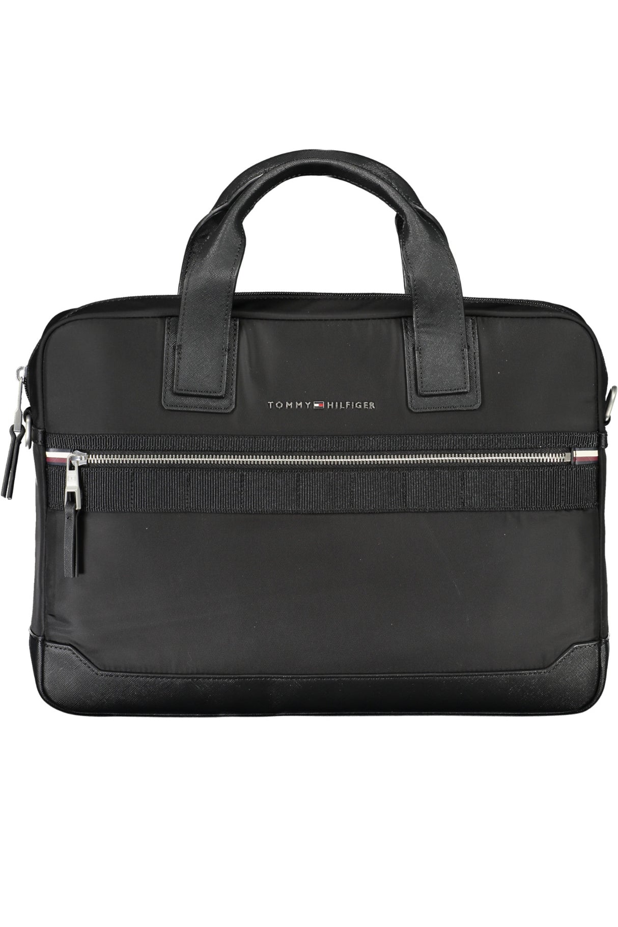 TOMMY HILFIGER BLACK MAN BRIEFCASE