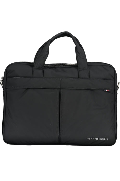 TOMMY HILFIGER BLACK MAN BRIEFCASE