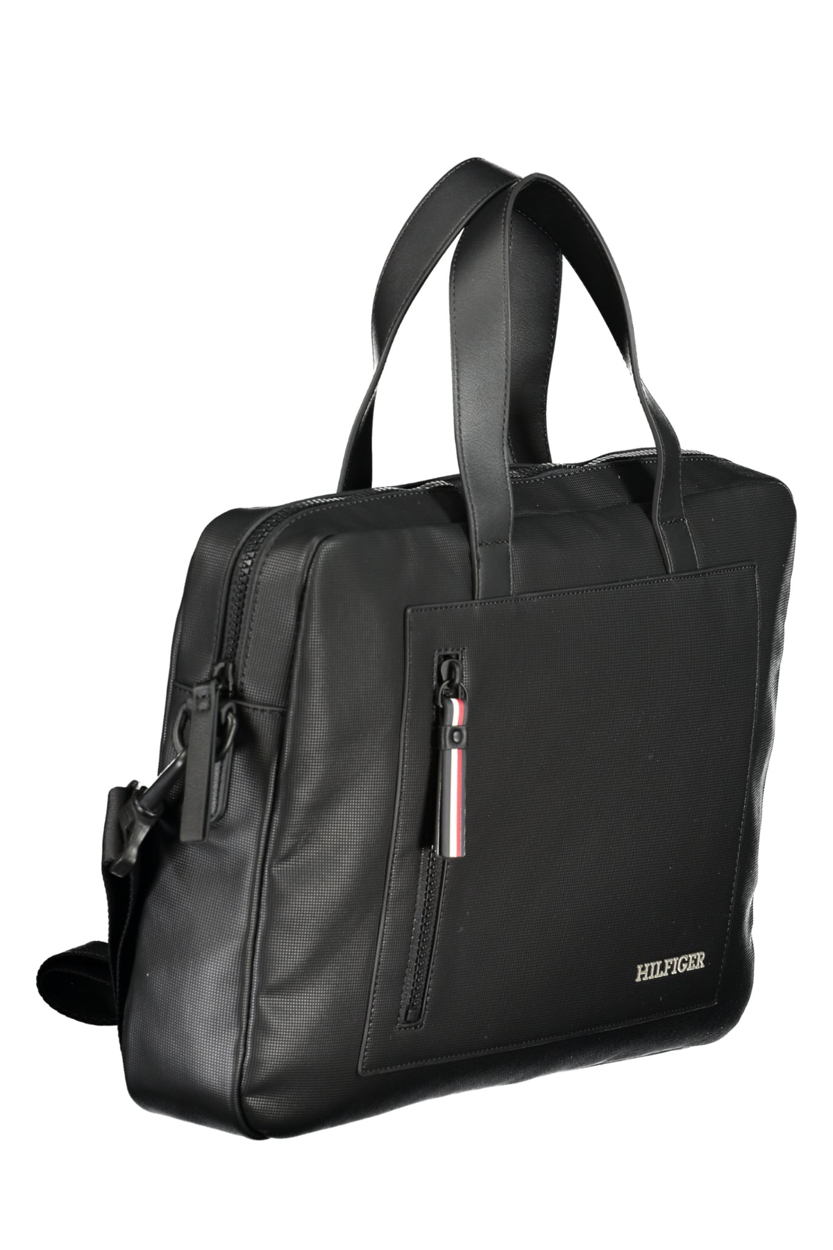 TOMMY HILFIGER BLACK MAN BRIEFCASE