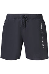 TOMMY HILFIGER MEN'S BLUE BOTTOM SWIMSUIT