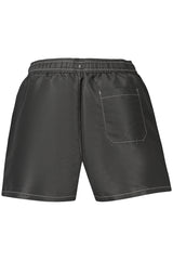 TOMMY HILFIGER MEN'S BLACK BOTTOM SWIMSUIT