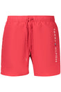 TOMMY HILFIGER MEN'S RED BOTTOM SWIMSUIT