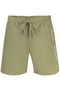 TOMMY HILFIGER MEN'S GREEN BOTTOM SWIMSUIT