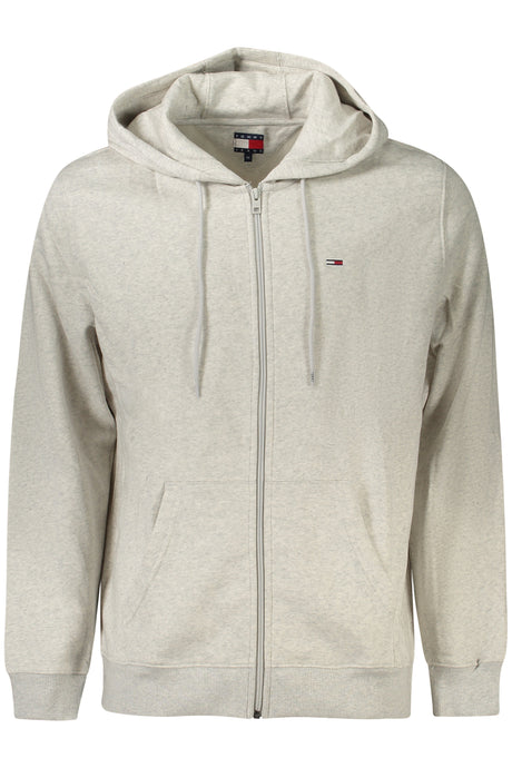 TOMMY HILFIGER MEN'S ZIP-UP SWEATSHIRT GREY