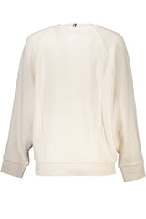 TOMMY HILFIGER WOMEN'S ZIPLESS SWEATSHIRT BEIGE