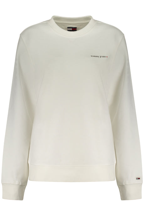 TOMMY HILFIGER WOMEN'S ZIP-UP SWEATSHIRT WHITE
