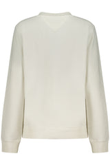 TOMMY HILFIGER WOMEN'S ZIP-UP SWEATSHIRT WHITE