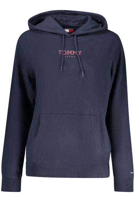 TOMMY HILFIGER WOMEN'S BLUE ZIP-UP SWEATSHIRT