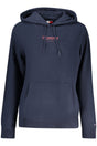 TOMMY HILFIGER WOMEN'S BLUE ZIP-UP SWEATSHIRT