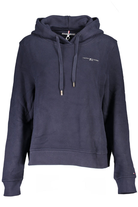 TOMMY HILFIGER WOMEN'S BLUE ZIPLESS SWEATSHIRT