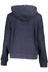 TOMMY HILFIGER WOMEN'S BLUE ZIPLESS SWEATSHIRT