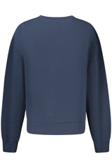 TOMMY HILFIGER WOMEN'S BLUE ZIP-UP SWEATSHIRT