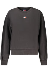 TOMMY HILFIGER WOMEN'S BLACK ZIP-UP SWEATSHIRT