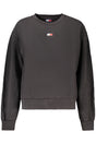 TOMMY HILFIGER WOMEN'S BLACK ZIP-UP SWEATSHIRT