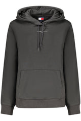 TOMMY HILFIGER WOMEN'S BLACK ZIP-UP SWEATSHIRT
