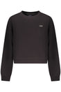 TOMMY HILFIGER WOMEN'S BLACK ZIP-UP SWEATSHIRT