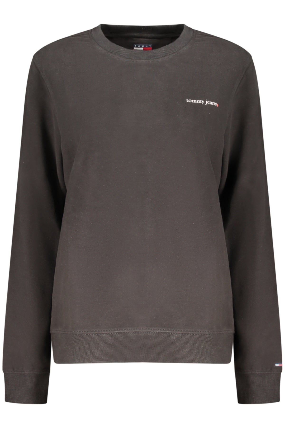 TOMMY HILFIGER WOMEN'S BLACK ZIP-UP SWEATSHIRT