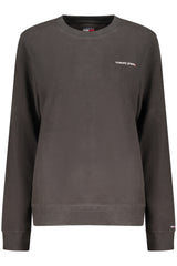 TOMMY HILFIGER WOMEN'S BLACK ZIP-UP SWEATSHIRT