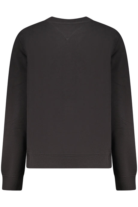 TOMMY HILFIGER WOMEN'S BLACK ZIP-UP SWEATSHIRT