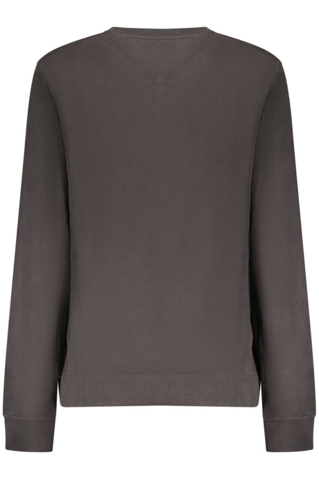 TOMMY HILFIGER WOMEN'S BLACK ZIP-UP SWEATSHIRT