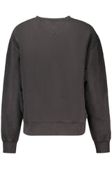 TOMMY HILFIGER WOMEN'S BLACK ZIP-UP SWEATSHIRT