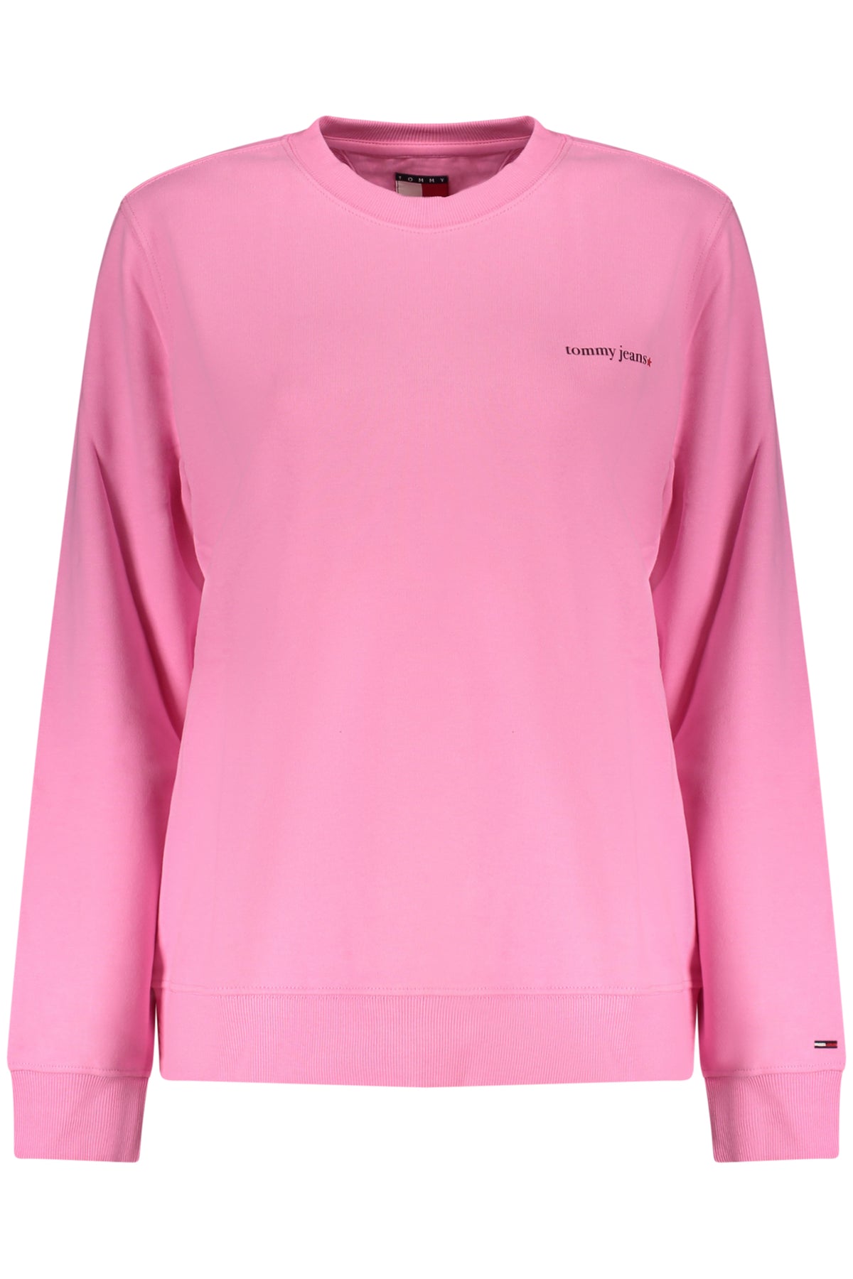 TOMMY HILFIGER WOMEN'S PINK ZIP-UP SWEATSHIRT