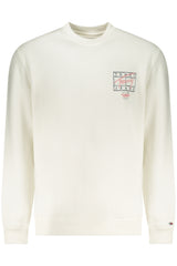 TOMMY HILFIGER MEN'S ZIP-UP SWEATSHIRT WHITE