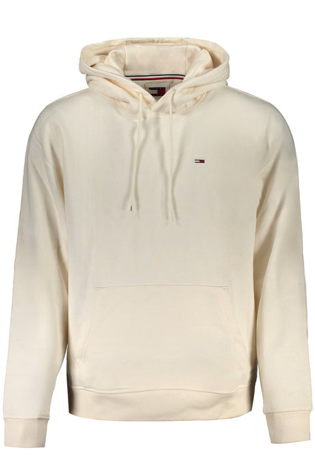 TOMMY HILFIGER MEN'S WHITE ZIPLESS SWEATSHIRT