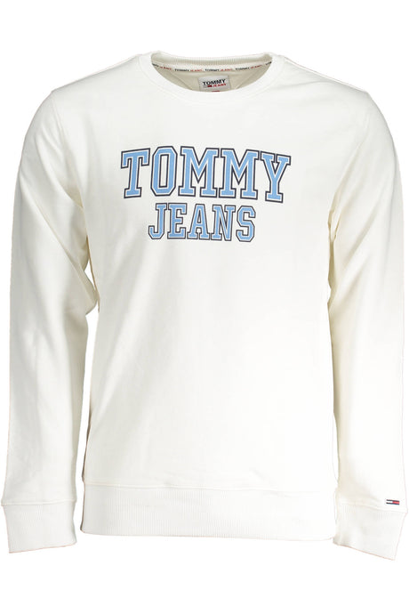TOMMY HILFIGER MAN WHITE SWEATSHIRT WITHOUT ZIP