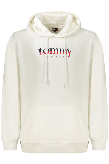 TOMMY HILFIGER MEN'S ZIP-UP SWEATSHIRT WHITE