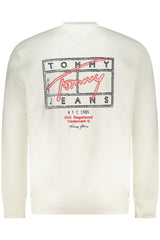 TOMMY HILFIGER MEN'S ZIP-UP SWEATSHIRT WHITE