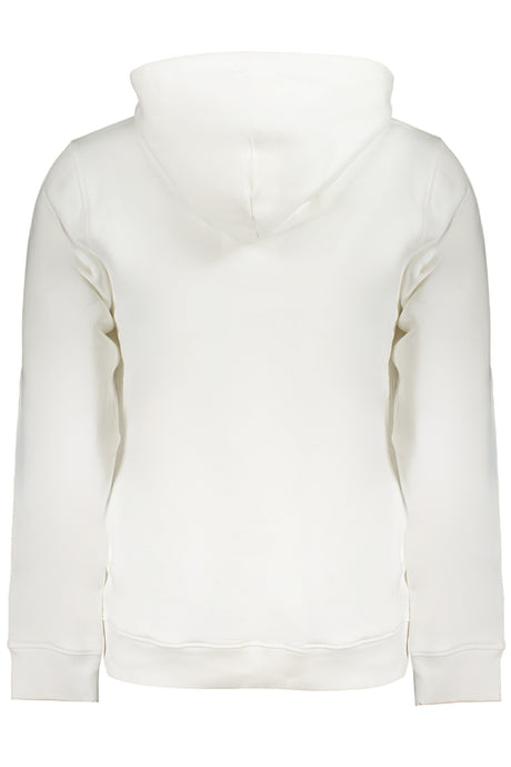 TOMMY HILFIGER MEN'S WHITE ZIPLESS SWEATSHIRT
